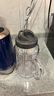 摩飛電器（Morphyrichards） 摩飛果蔬榨汁機便攜式隨行果汁機水果蔬菜碎冰攪拌機配梅森杯雙杯600ML大容量榨汁杯MR9500 藍色【雙杯雙蓋】 曬單實(shí)拍圖