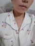 都市麗人【嬰兒棉防螨抑菌】100%純棉女士睡衣女長(cháng)袖長(cháng)褲家居服可外穿L 曬單實(shí)拍圖
