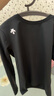 迪桑特（DESCENTE）迪桑特TRAINING系列綜訓訓練運動(dòng)健身男士長(cháng)袖針織衫新品 BK-黑色 M (170/92A) 曬單實(shí)拍圖