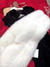 冬新娘狐貍毛披肩婚紗披風(fēng)禮服旗袍皮草斗篷外套厚大碼媽媽 白色三拼（豪華版） 曬單實(shí)拍圖