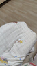 棉加加（Cotton++）紗布浴巾嬰兒專(zhuān)用新生兒寶寶洗澡大毛巾100%純棉6層a類(lèi)超柔軟吸水 【0添加 6層高密棉紗】寬邊月熊 拉伸110*110cm 曬單實(shí)拍圖