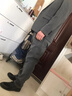 花花公子（PLAYBOY）【官方】高檔輕奢品牌新品西服套裝男三件套韓版修身小西裝職業(yè)正 2216深灰 西服＋西褲+領(lǐng)帶 2XL (136-145斤左右穿) 曬單實(shí)拍圖