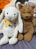 Jellycat害羞乳白色邦尼兔動(dòng)物毛絨玩偶安撫玩偶娃娃教師節(jié)生日禮物 乳白色 Large 曬單實(shí)拍圖
