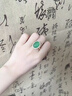 胖東來(lái)品質(zhì)S925純銀玉石戒指天然和田玉碧玉女款小眾指環(huán)生日禮物 優(yōu)選璽晶級碧玉戒指/可調節大小 曬單實(shí)拍圖
