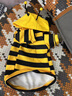 京悠雨狗狗衣服秋冬款蜜蜂裝小柯基泰迪比熊貴賓小型犬寵物保暖 黃蜜蜂馬甲 S(建議3-5斤 參考胸圍背長(cháng)) 曬單實(shí)拍圖