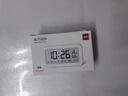 得力（deli）兒童節(jié)禮物充電電子鬧鐘背光家用學(xué)生兒童溫濕度計床頭鐘開學(xué)升學(xué)必備白 LE103A開學(xué)必備禮物 曬單實拍圖