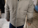 馬登工裝美式休閑90白鴨絨羽絨服男戶(hù)外防風(fēng)外套冬季男士保暖面包服 淺灰色 XL 曬單實(shí)拍圖