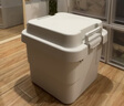 無印良品（MUJI） 聚丙烯耐壓收納箱儲物整理后備箱車載儲物 KG0M3A1A 半透明 長40*寬39*高37cm 曬單實拍圖