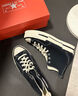 匡威（Converse）官方Chuck 70 Plus男女解構高幫運動(dòng)鞋黑色A00916C A00916C 41.5 曬單實(shí)拍圖