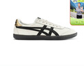 Onitsuka Tiger鬼塚虎男女款復古德訓鞋輕便透氣運動(dòng)休閑板鞋TOKUTEN 1183B938 白色/黑色 36 曬單實(shí)拍圖