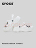 卡駱馳（CROCS）貝雅云彩女士洞洞鞋戶(hù)外休閑鞋|208186 黑色-001(含智必星) 35 (220mm) 曬單實(shí)拍圖