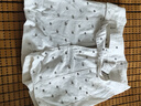蓮燦2025春夏新復古風(fēng)釘鉆刺繡菱形格高腰可拆卸腰帶牛仔短褲女 白色 26 曬單實(shí)拍圖