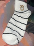 新款襪子女短襪春夏季薄款女士船襪日系可愛(ài)淺口襪白色卡通短筒襪 直播專(zhuān)享隨機一雙【星星浮雕】 曬單實(shí)拍圖