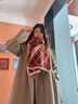 CHANEELR & KARITH圍巾冬季女2025新款圍脖加厚保暖披肩送女生老婆輕奢生日新年禮物 輕奢時(shí)尚百搭ck風(fēng)【紅配米】 曬單實(shí)拍圖