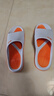 回力運動(dòng)拖鞋男士居家浴室防滑一字拖外穿耐磨沙灘涼鞋 白橙 42-43 曬單實(shí)拍圖