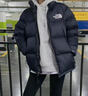 彩虹北面莆田純原1996北鴨絨服防風(fēng)防水保暖刺繡男女700蓬松情侶外套 藏青色 L 參考體重140-160斤 曬單實(shí)拍圖