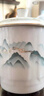 品聚德唐山骨瓷辦公杯描金商務(wù)水杯個(gè)人專(zhuān)用陶瓷茶杯帶蓋辦公杯定制瓷杯 千峰骨瓷辦公杯 500ml 曬單實(shí)拍圖