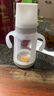 愛得利（evorie） 玻璃奶瓶 寬口徑帶保護套帶手柄奶瓶 嬰兒奶瓶240ml（6個月+） 曬單實拍圖