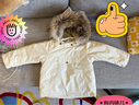 MINI A TURE丹麥童裝24冬季新品男女童精靈帽防水防風(fēng)保暖外套 1054 安哥拉奶油 110 /52-4y 曬單實(shí)拍圖