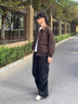 太平鳥(niǎo)男裝夾克25秋季新款復(fù)古巴恩風(fēng)工裝口袋質(zhì)感通勤寬松外套 啡英棕 第一批 XL 曬單實(shí)拍圖