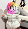 戴維貝拉（DAVE＆BELLA）童裝三防女童羽絨服連帽兒童白鴨絨外套冬裝新款洋氣女寶寶衣服 小碎花印花【現(xiàn)貨】 90cm 【充絨量62g】 曬單實(shí)拍圖