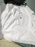 森馬（Semir）長(cháng)袖襯衫女流蘇刺繡波西米亞風(fēng)2025秋白色寬松袖襯衣10A525105001 曬單實(shí)拍圖