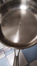 316不銹鋼平底鍋無(wú)涂層煎鍋煎蛋牛排不粘鍋電磁爐煤氣爐通用煮鍋 【帶蓋】無(wú)涂層平底鍋 30cm 曬單實(shí)拍圖