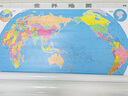 【官方正版 通用】2025 中國地圖掛圖+世界地圖掛圖 超值套裝共2張 尺寸約1.1米*0.8米 高清防水標(biāo)準(zhǔn)政區(qū)圖 學(xué)生地理學(xué)習(xí) 辦公家庭裝飾 無拼縫通用新版墻貼掛畫掛圖   曬單實(shí)拍圖