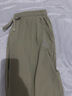 名創(chuàng)優(yōu)品（MINISO）七分冰絲褲子男款夏季新款男士休閑運(yùn)動(dòng)過(guò)膝短褲涼感透氣寬松中褲 橄欖綠(m惡魔之眼褲標(biāo)) XL /180(體重140-160斤左右) 曬單實(shí)拍圖
