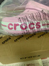 卡駱馳（CROCS）貝雅卡駱班兒童洞洞鞋沙灘鞋男女童包頭拖鞋/207018/207019 芭蕾粉/糖果粉-6TG 33 (200mm) 曬單實(shí)拍圖