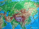 2025年 地圖 立體地形圖 超大精雕版 中國地理圖掛圖 世界地理圖掛圖 約1.26米*0.9米 中國地圖+世界地圖 曬單實(shí)拍圖