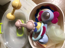 babycare嬰幼兒手搖鈴玩具0-1歲新生兒趣味安撫牙膠玩具牙膠搖鈴艾格白 曬單實(shí)拍圖