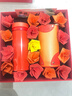 膳魔師（THERMOS）口紅杯保溫杯便攜小容量附杯包TCNO-250  節日禮品 女神節 送老師 櫻落甜粉(附杯套+禮袋）260ml 曬單實(shí)拍圖