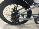 永久折疊自行車(chē)成人男女士變速超輕便攜學(xué)生單車(chē)上班代步通勤車(chē)免安裝 云幕灰 20寸 變速 輻條輪 曬單實(shí)拍圖