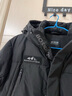 波司登（BOSIDENG）25年新款極寒羽絨服男女同款情侶短款鵝絨連帽保暖外套B250242440 極夜黑8A50 XL 175/96A 體重約130-140斤 曬單實(shí)拍圖