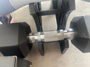 男士健身家用器材一對運動(dòng)六角女士小啞鈴5-30kg學(xué)生兒童包膠啞鈴 暗夜黑 5KG *2只 曬單實(shí)拍圖