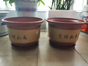 紫砂陶瓷花盆特大號花盆粗砂陶土大碼陶瓷盆批發(fā)落地盆景花卉綠植 口徑32cm 1個(gè)盆+托盤(pán) 曬單實(shí)拍圖