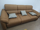 楠詩(shī)家居沙發(fā) 零靠墻電動(dòng)沙發(fā)客廳真皮沙發(fā)大小戶(hù)型多功能頭等太空艙沙發(fā) 2.45米三人位 [單電動(dòng)] 接觸面真皮+海綿坐包+按鍵控制 曬單實(shí)拍圖