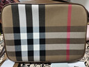 BURBERRY博柏利巴寶莉女士土色牛皮帆布相機拉鏈斜挎包80844951 曬單實(shí)拍圖