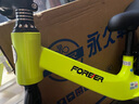 永久（FOREVER）永久平衡車(chē)1-3歲平衡車(chē)兒童平衡車(chē)3-6歲寶寶平衡車(chē)兒童滑步車(chē)滑行 12寸 綠色|鎂合金車(chē)架 +一體充氣輪 曬單實(shí)拍圖