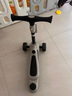貝易（BEIE）至尊滑板車(chē) 1-14歲兒童溜溜車(chē)可折疊可拆卸二合一寶寶禮物 云母灰 曬單實(shí)拍圖