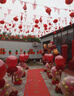 婚禮地爆球結婚天爆氣球婚慶現場(chǎng)裝飾布置爆破氦氣球開(kāi)業(yè)氣球飄空 【手動(dòng)地爆4個(gè)裝】(寶石紅+玫瑰金）送底座 曬單實(shí)拍圖