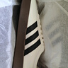 adidas T頭鞋 VL COURT復古板鞋德訓鞋男女阿迪達斯輕運動(dòng) 漢玉白/黑色/樹(shù)脂黃   42.5 曬單實(shí)拍圖