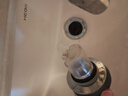 沐唯（muvi）洗手盆漏水塞洗臉面盆彈跳芯下水器按壓式洗漱臺池子防臭堵止逆閥 曬單實拍圖
