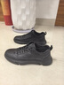 CHGF增高鞋男春夏季新款透氣運動(dòng)鞋男百搭休閑鞋子男士隱形內增高男鞋 85505黑色【皮面】-增高8cm 40 （皮鞋碼） 曬單實(shí)拍圖
