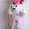 巴拉巴拉嬰兒衣服連體衣秋裝寶寶外出包屁衣立體圍兜可愛清新甜美 粉紫70032 90cm 曬單實(shí)拍圖