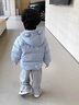 班喜迪【三防】男童羽絨服冬裝2025新款寶寶帥氣輕薄防寒服兒童冬季外套 藍色 100 充絨量：54g 曬單實拍圖