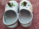 chedoir2025新款原創(chuàng  )蘋(píng)果兒童洞洞鞋夏季外穿女童男寶防滑親子包頭拖鞋 藍蘋(píng)果 16 cm內長(cháng)【適合腳長(cháng)約15.5-16】 曬單實(shí)拍圖