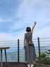 DAZZLE 地素連衣裙2025年夏季新款黑色格子連衣裙 黑色 XS 曬單實(shí)拍圖