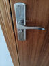 虎頓（HOTUN）臥室室內(nèi)門鎖家用房可調(diào)節(jié)免改孔不銹鋼靜音房間通用型KTS02-M148 曬單實拍圖